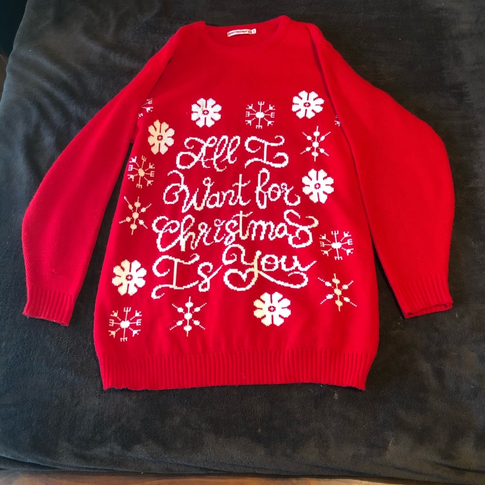 All I want for Christmas Is you sweater